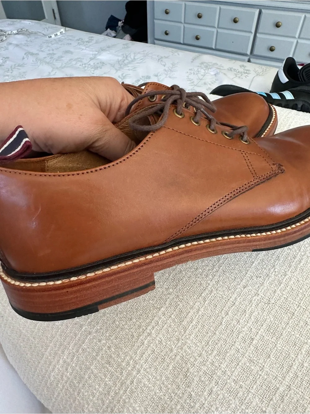 J. Crew Brown Leather Derby Shoes